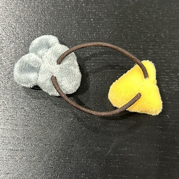 Mouse with Cheese Adorable Plush Hair Accessory - Picture 2 of 3